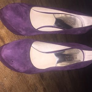 Michael kors purple high heels